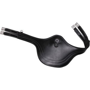 QHP Sattelgurt mit Luxus Nähten, Stollengurt, Springgurt, Leder QHP Sattelgurt mit Luxus Nähten, Stollengurt, Springgurt, Leder