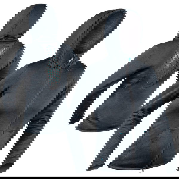 Komperdell Rückenschutzjacke Damen, Hoodie, Rückenprotektor, Sweatjacke