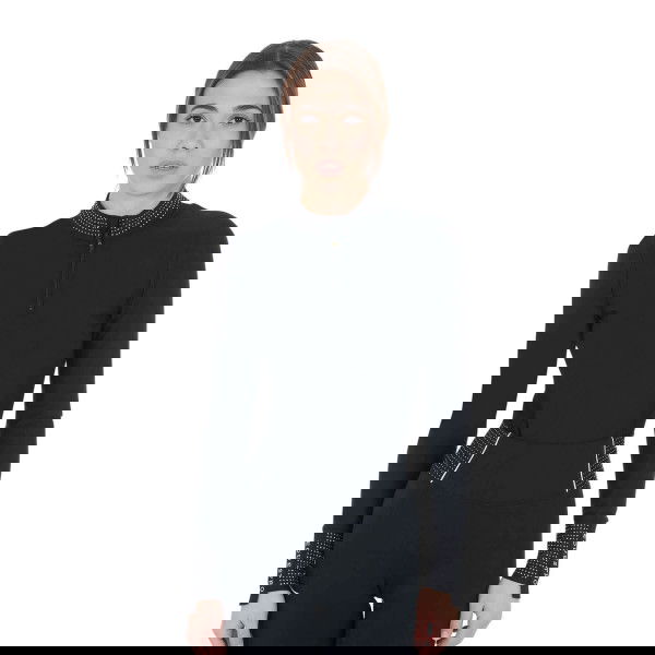 Equestro Shirt Damen, Trainingsshirt, Mesh, Glitzersteine, langarm