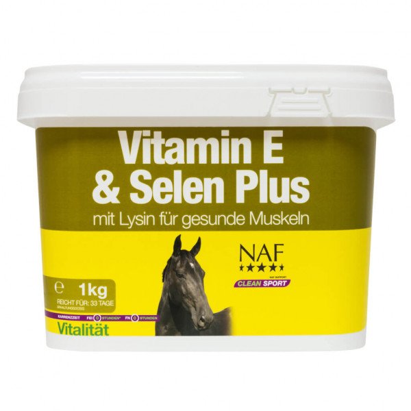 NAF Vitamin E und Selenium Plus, Mineralfutter, Ergänzungsfuttermittel