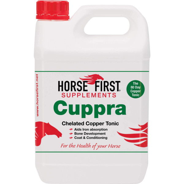 Horse First Cuppra, Ergänzungsfuttermittel, Kupfer, Liquid