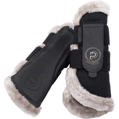 Eskadron Gamaschen Mesh Fauxfur Platinum HW25, Kunstfell Gamaschen