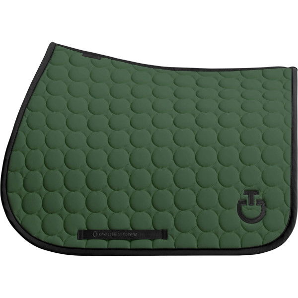 Cavalleria Toscana Saddle Pad Circle Quilted FW24, Jumping Saddle Pad