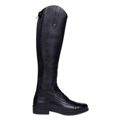 QHP Women's Thermo Riding Boot Calgary Adult with Synthetic Fur, black