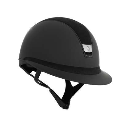 Samshield Reithelm Miss Shield 2.0 SM,Top+FB Alcantara,Trim Matt, Blason Black Chrome, 5 Sw Hematite
