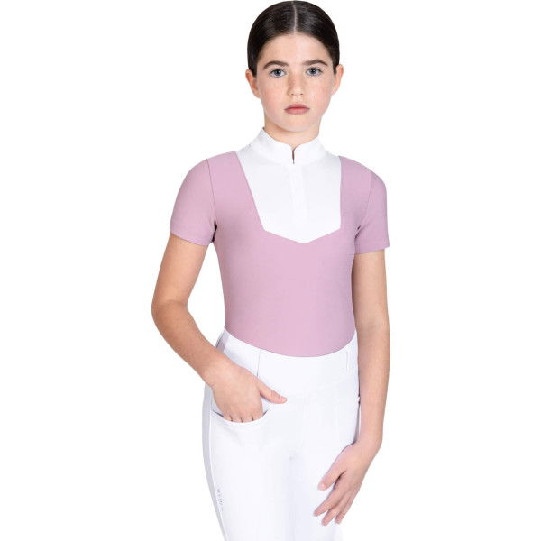 Maximilian Equestrian Turniershirt Kinder Sienna Show, kurzarm