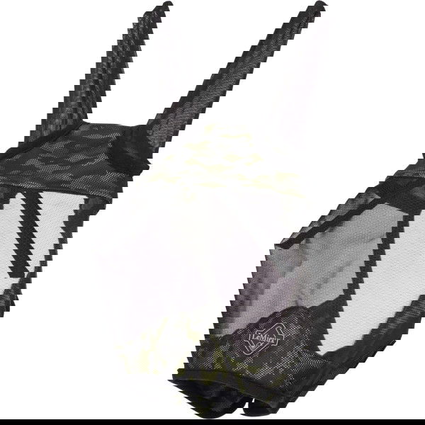 LeMieux Fliegenmaske Visor Tek Half Camo, mit Ohrenschutz, UV-Schutz