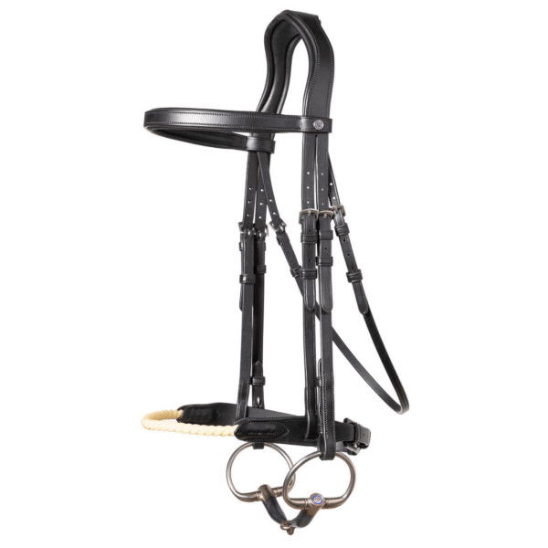 Trust Bridle St. Gallen, with Rope Noseband, without Reins