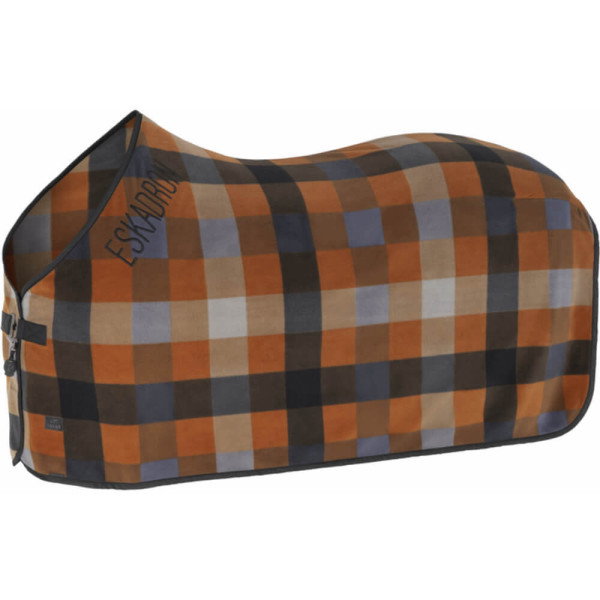 Eskadron Sweat Rug Fleece Check Platinum FW26, Fleece Rug