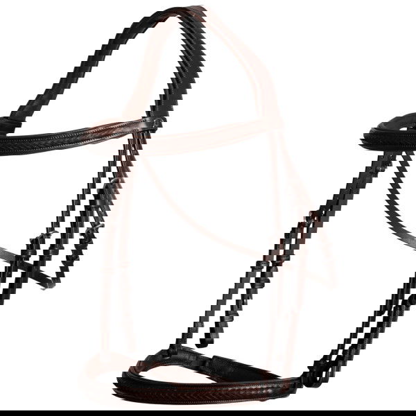 Dyon Bridle Flash NEC, Swedish Noseband, Plaited, without Flash Strap, without Reins