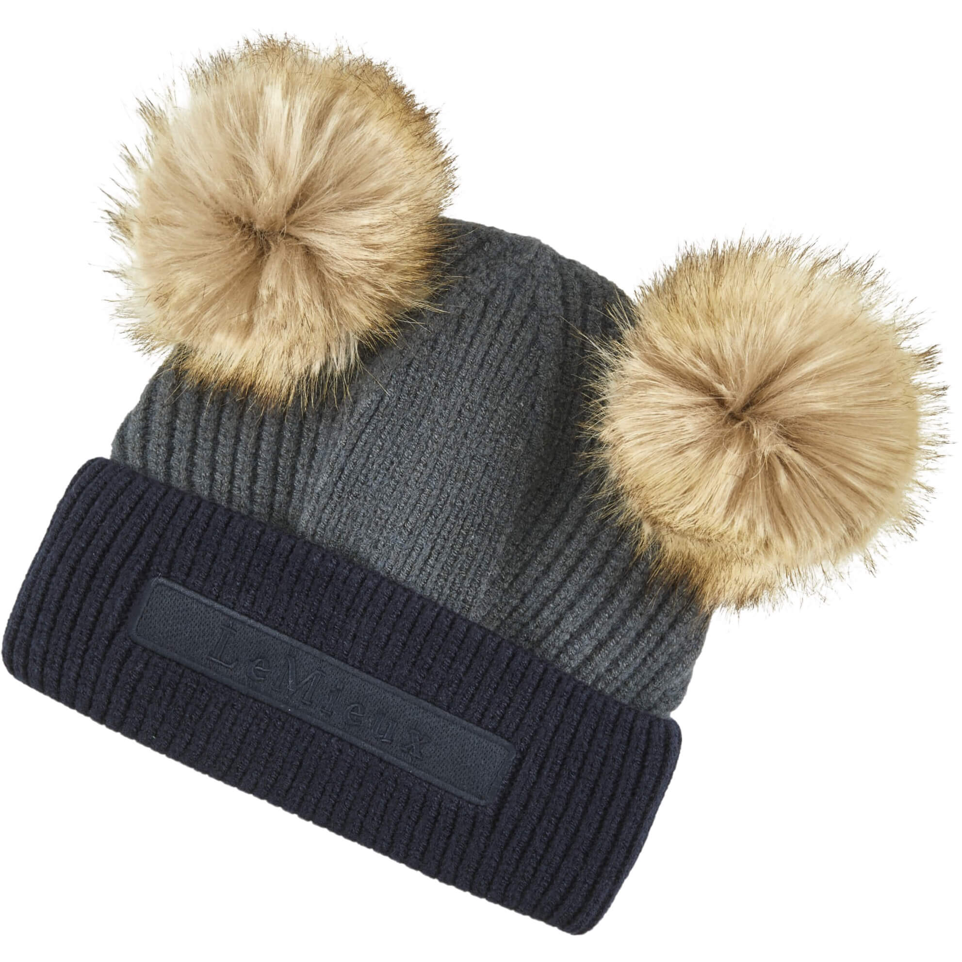 LeMieux Mütze Kinder Mini Clara Beanie, Strickmütze, Bommelmütze