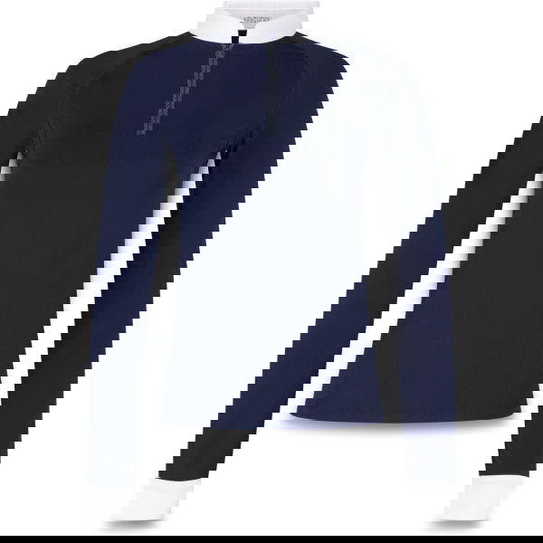 Kentucky Horsewear Women's Competition Shirt Classic with Glitter Zipper, long-sleeved