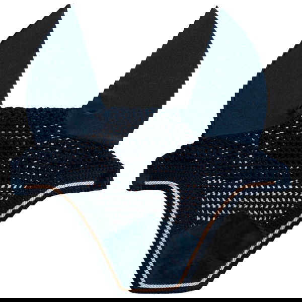 Kentucky Horsewear Fliegenhaube Wellington Basic Velvet, Fliegenmütze, Fliegenohren, Soundless