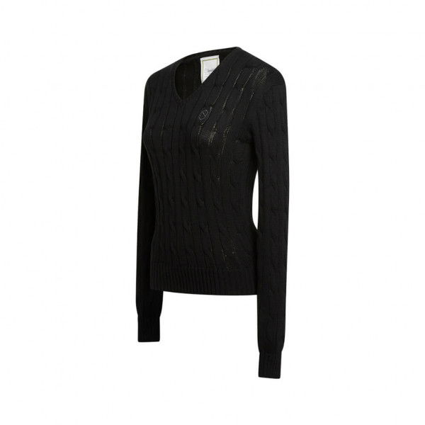 Samshield Pullover Damen Lisa Twisted HW22, langarm, V-Ausschnitt