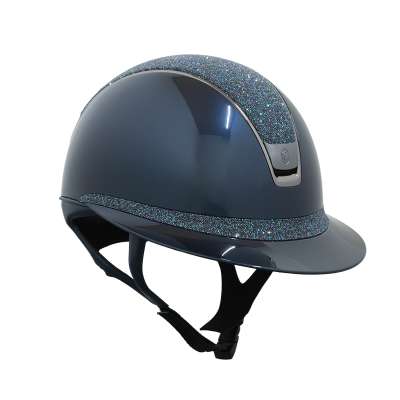 Samshield Riding Helmet MS 2.0 SG, Top + FB Ultra Fine Rocks Paradise Shine,Trim + Blazon Blk Chrome