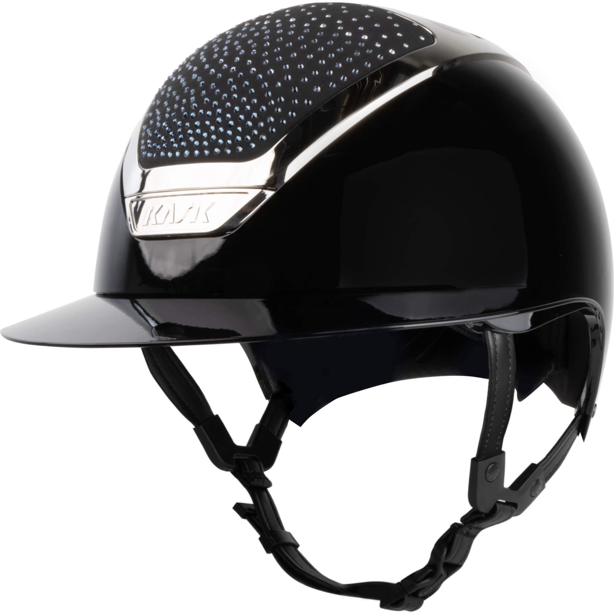 Kask Reithelm Star Lady Pure Shine Swarovski Waterfence Montana Mix