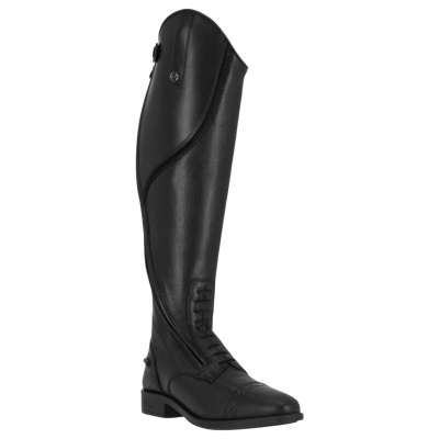 QHP Reitstiefel Kinder Tamar Junior, Lederreitstiefel, Schwarz