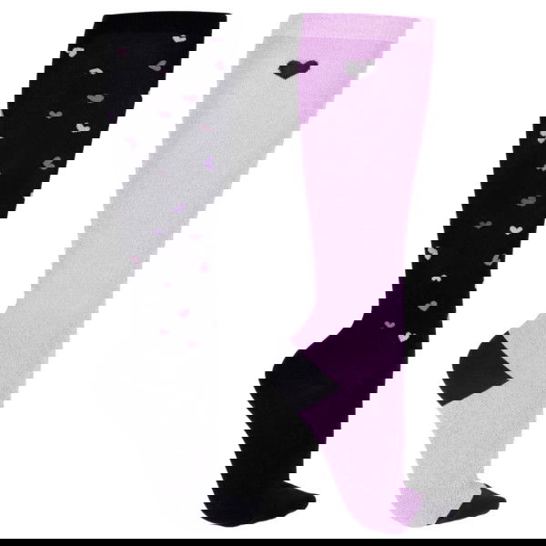 QHP Reitsocken Kinder Lize HW25, Kniestrümpfe, 2er Set