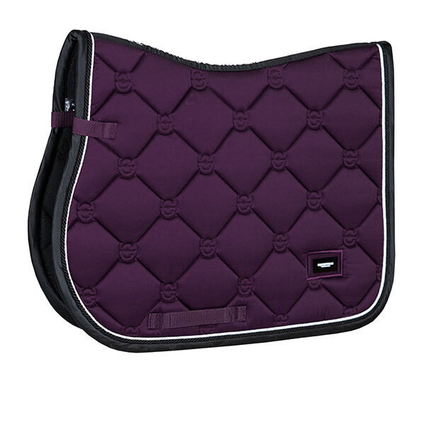 Equestrian Stockholm Saddle Pad Black Raven, Dressage Saddle Pad