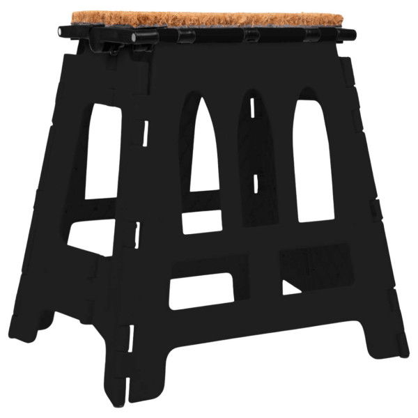 QHP Step Stool Step-up with Mat, Folding Stool