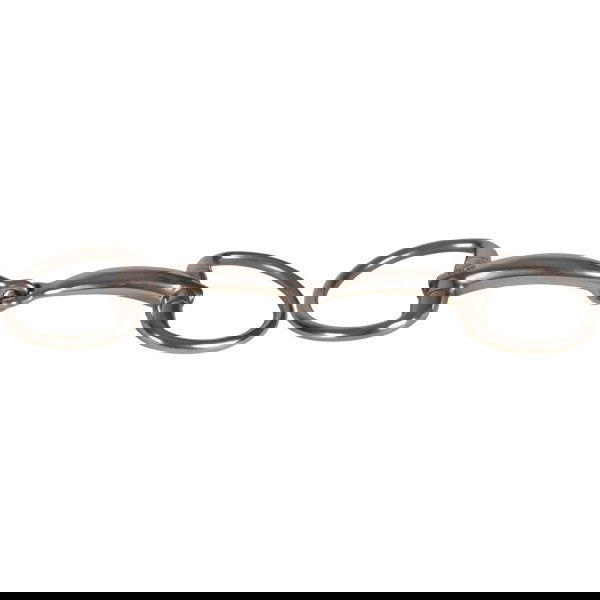 Velari Olivenkopfgebiss Stainless Steel, einfach gebrochen