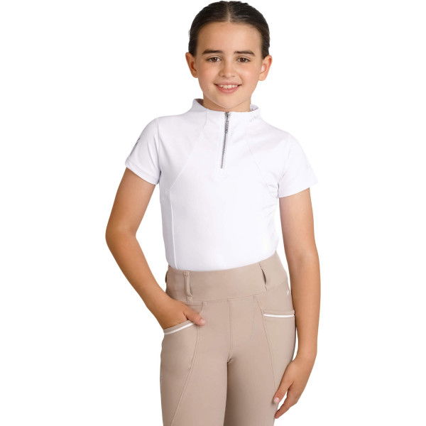 Maximilian Equestrian Shirt Kinder YR Short Sleeve Base Layer, Trainingsshirt, kurzarm