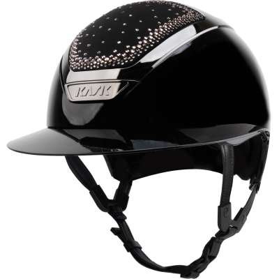 Kask Reithelm Star Lady Pure Shine Swarovski In-Out Vintage Rose