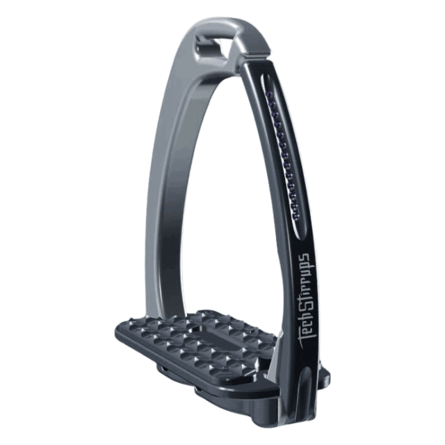 Tech Stirrups Steigbügel Venice Swarovski Sloped M, Sicherheitssteigbügel