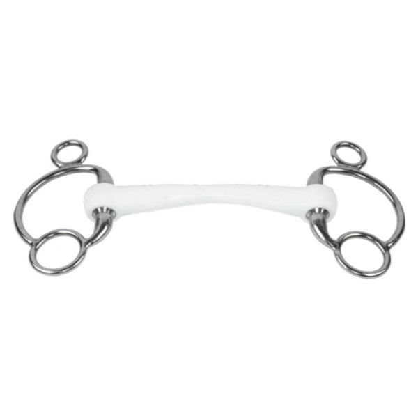 Trust 2.5-Ring Eggbut Snaffle, Inno Sense, Mullen, Bar Bit, Synthetic Bit