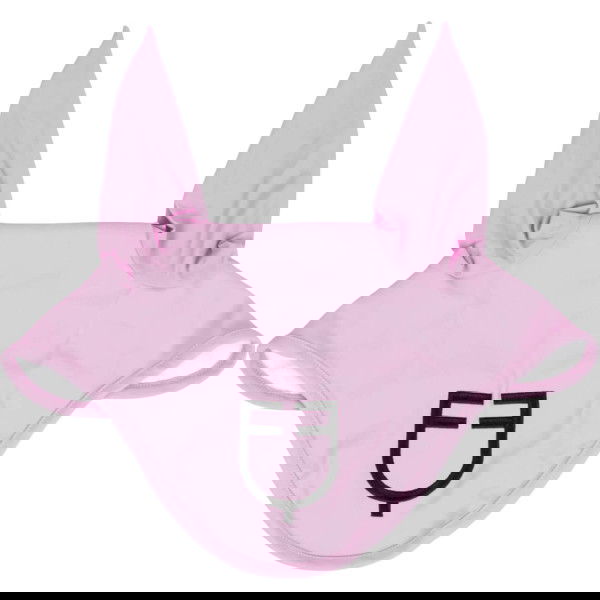 Equestro Fly Bonnet Stretch with Logo, Fly Cap, Fly Ears