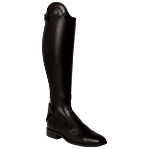 Dyon Reitstiefel Slim mit Schnürung, Lederreitstiefel, Damen, Herren, schwarz Dyon Reitstiefel Slim mit Schnürung, Lederreitstiefel, Damen, Herren, schwarz