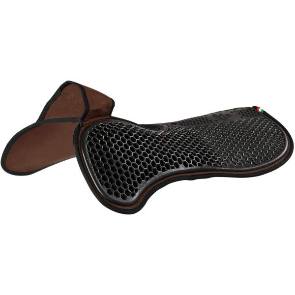 Acavallo Saddle Pad Withers Free Hexagonal Gel with Micropile with Front Riser