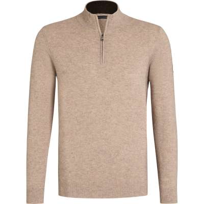 Tommy Hilfiger Equestrian Pullover Herren Oakfield 1/4 Zip HW25, Sweatshirt, Kaschmir-Merino-Wolle