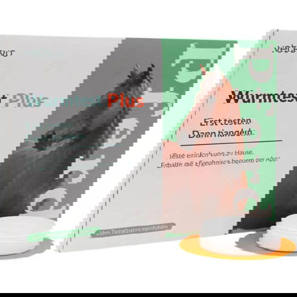 Vetevo Wurmtest Pferd Plus, 6 Wurmarten + Lungenwürmer & Eizählung