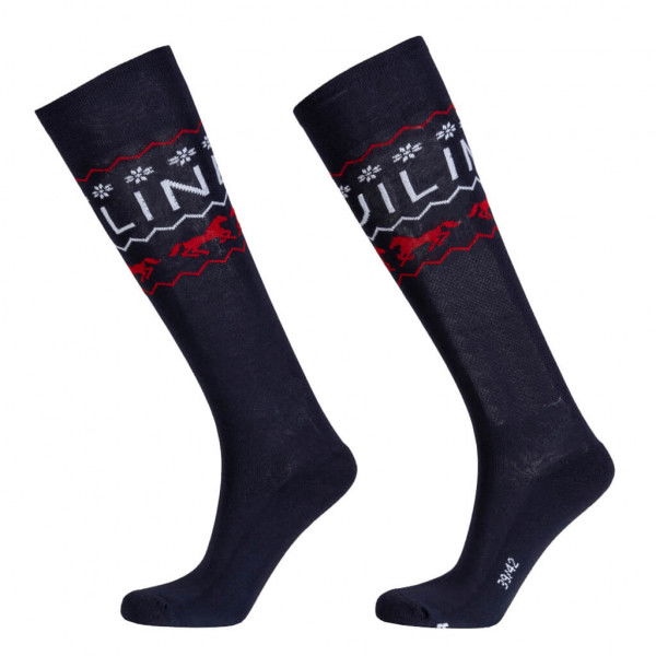 Equiline Riding Socks Nikolaun XMAS 22, Competition Socks