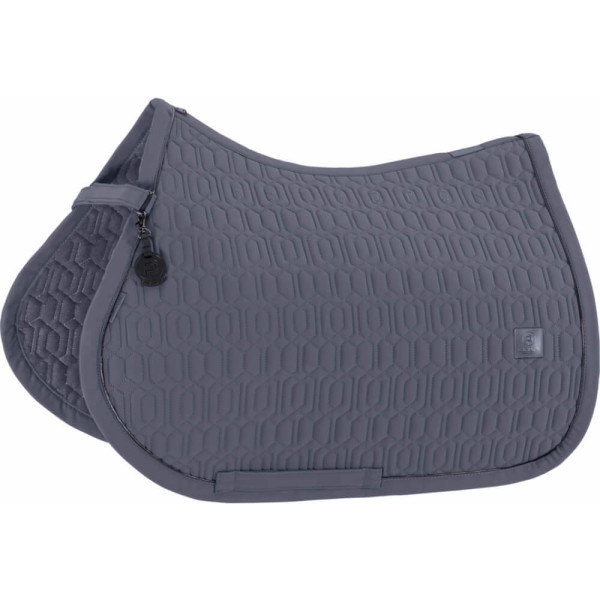 Eskadron Saddle Pad Softshell Emblem Platinum FW26, Jumping Saddle Pad