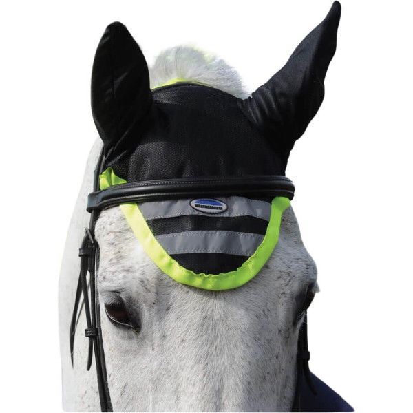 Weatherbeeta Fly Bonnet Reflective, Fly Hood, Fly Cap, Reflective