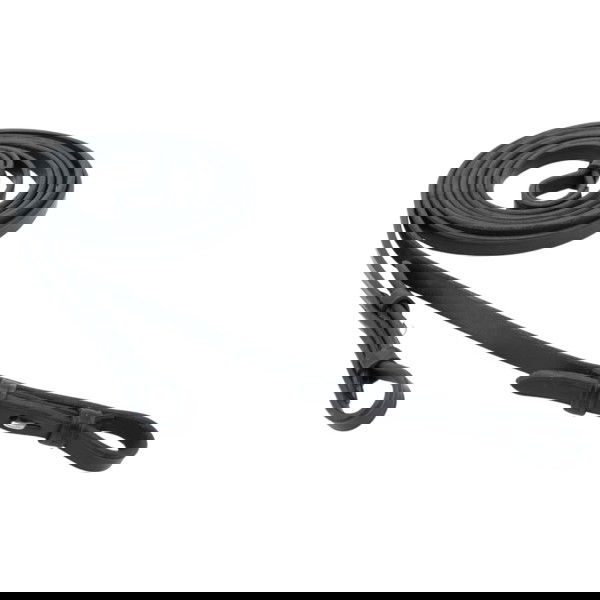 Kieffer Curb Reins Ergonomic Line II, Leather Reins, with Bars
