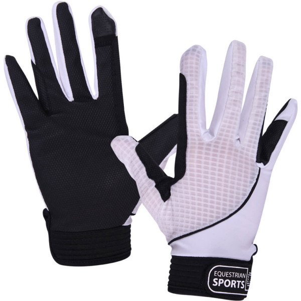 QHP Riding Gloves Airflow, Summer Riding Gloves, with Mesh