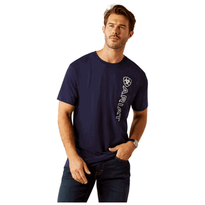 Ariat T-Shirt Herren Vertical Logo FS25, kurzarm Ariat T-Shirt Herren Vertical Logo FS25, kurzarm