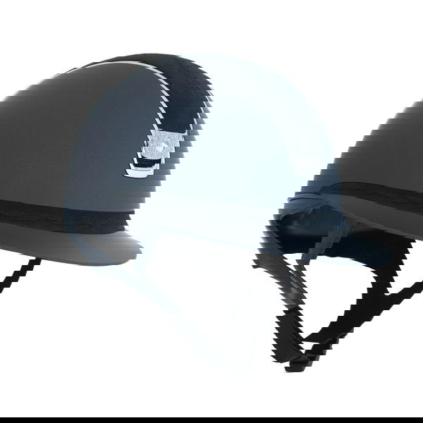 Samshield Reithelm MS 2.0 SM,Top+FB Flower Embroidery,Trim Chrm Silver, Blason Crystal Fabric Silver