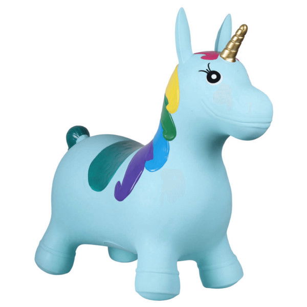 QHP Jumpy Horse Toy Unicorn, Bouncy Ball