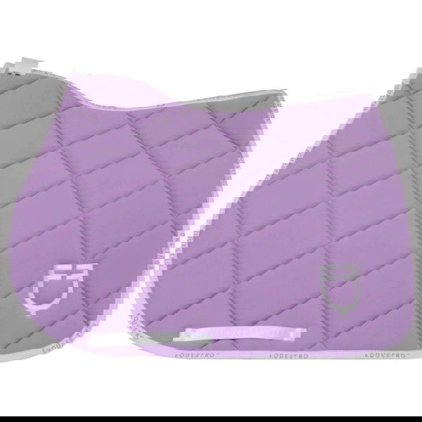 Equestro Saddle Pad Technical Fabric with Logo, Jumping Saddle Pad