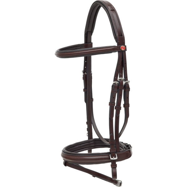 Kieffer Bridle Ergonomic Line, English Combined, with Reins