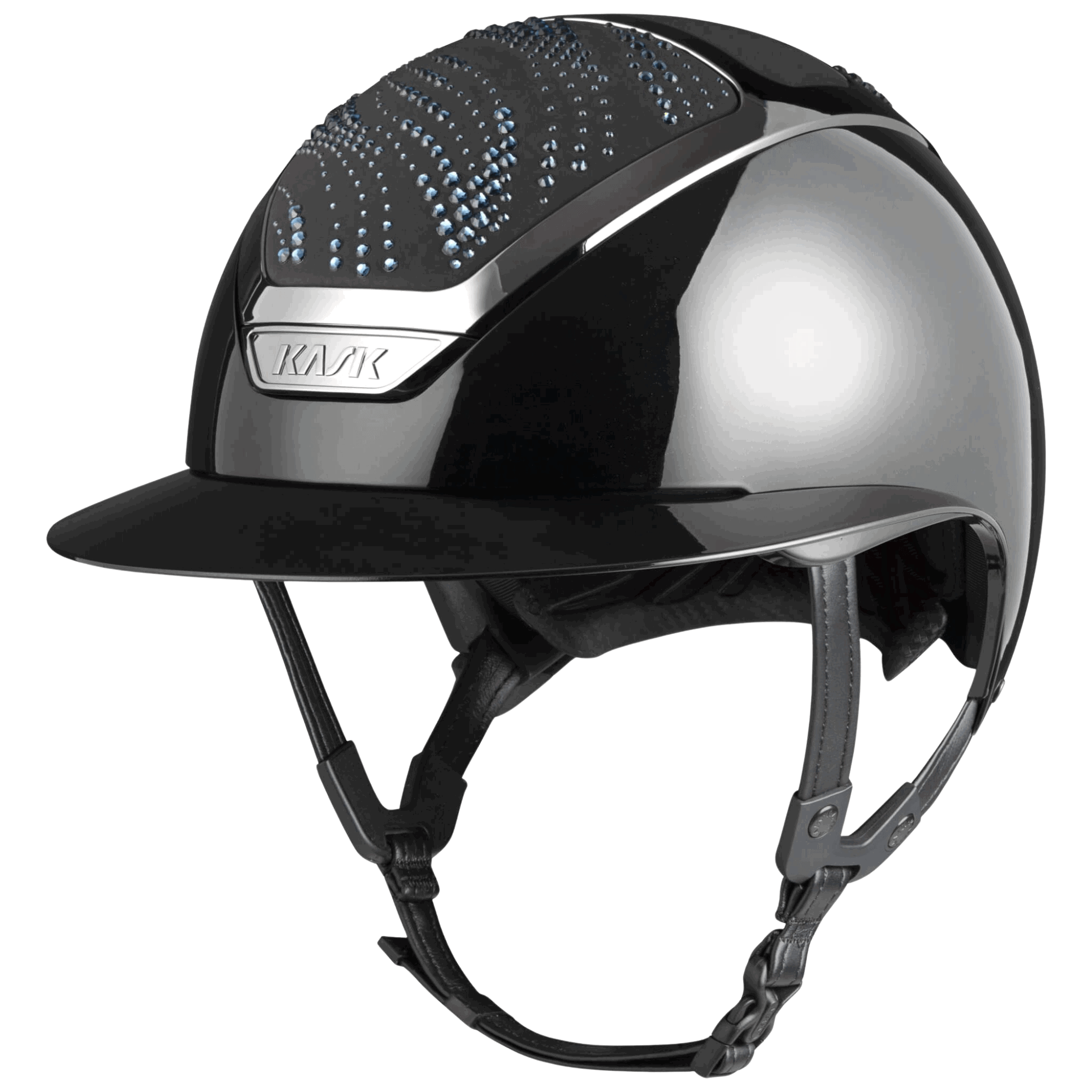 Kask Reithelm Star Lady Pure Shine Swarovski Flow