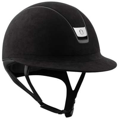 Samshield Riding Helmet MS 2.0 Premium Alct Black, Top+FB Alct, Trim Matt Black, Blazon Black Chrome