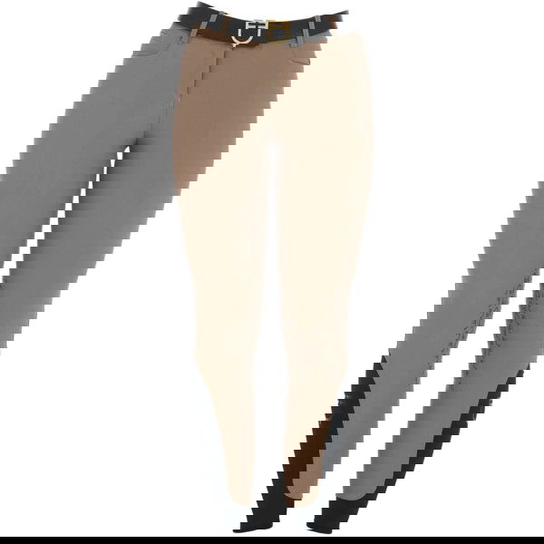 Equestro Reithose Damen, Kniebesatz, Knee-Grip