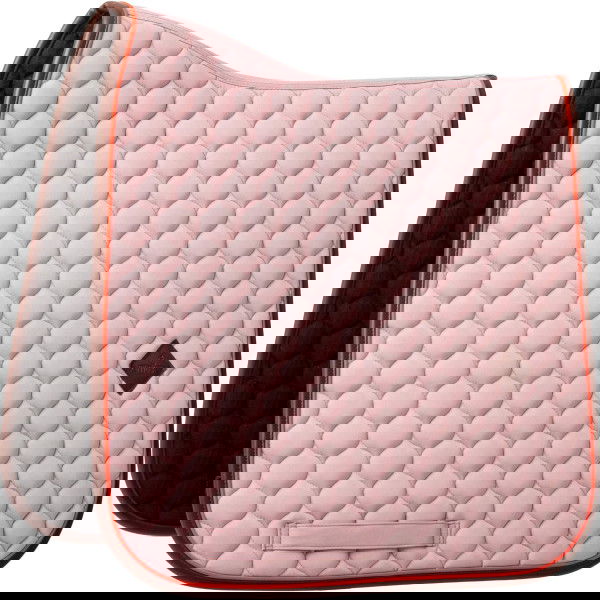 Kentucky Horsewear Saddle Pad Onion Quilt Leather Neon, Dressage Saddle Pad