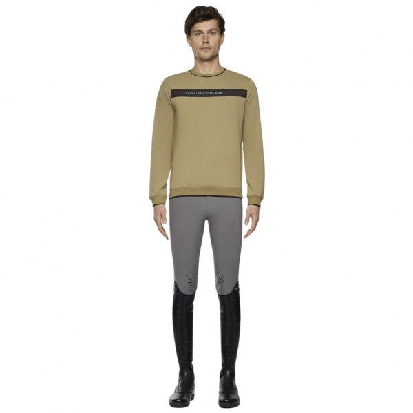 Cavalleria Toscana Pullover Herren Train Hard Ride Easy FS22, Sweatshirt, langarm