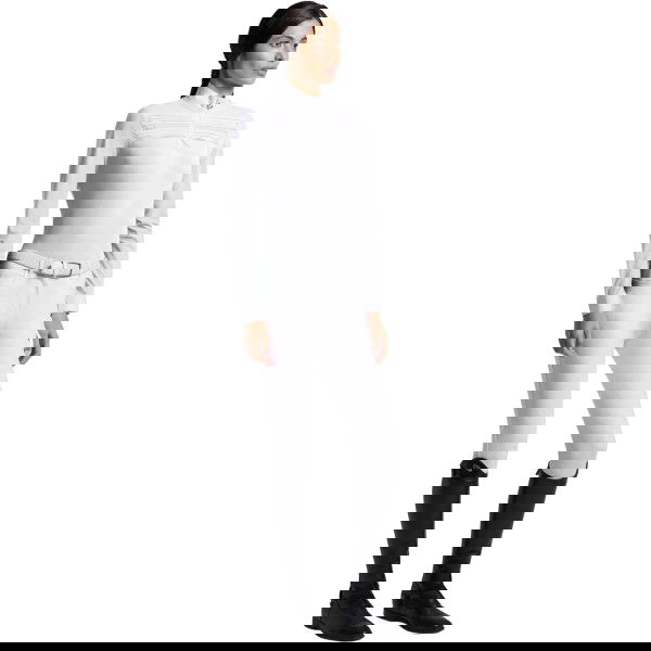 Cavalleria Toscana Turniershirt Damen Pleated Insert HW25, langarm